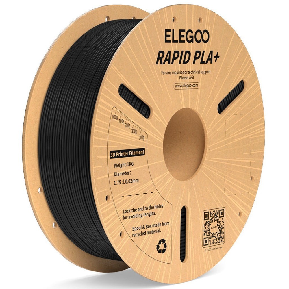 ELEGOO RAPID PLA Plus Black Dubai Abu Dhabi UAE