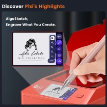 AlgoLaser Pixi Smart Laser Engraver with Enclosure Dubai Abu Dhabi UAE