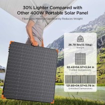 ZOUPW 450 Watt Portable Solar Panel Dubai Abu Dhabi UAE