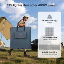 ZOUPW 400 Watt Portable Solar Panel Dubai Abu Dhabi UAE