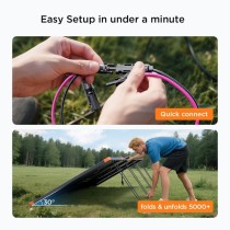 ZOUPW 400 Watt Portable Solar Panel Dubai Abu Dhabi UAE