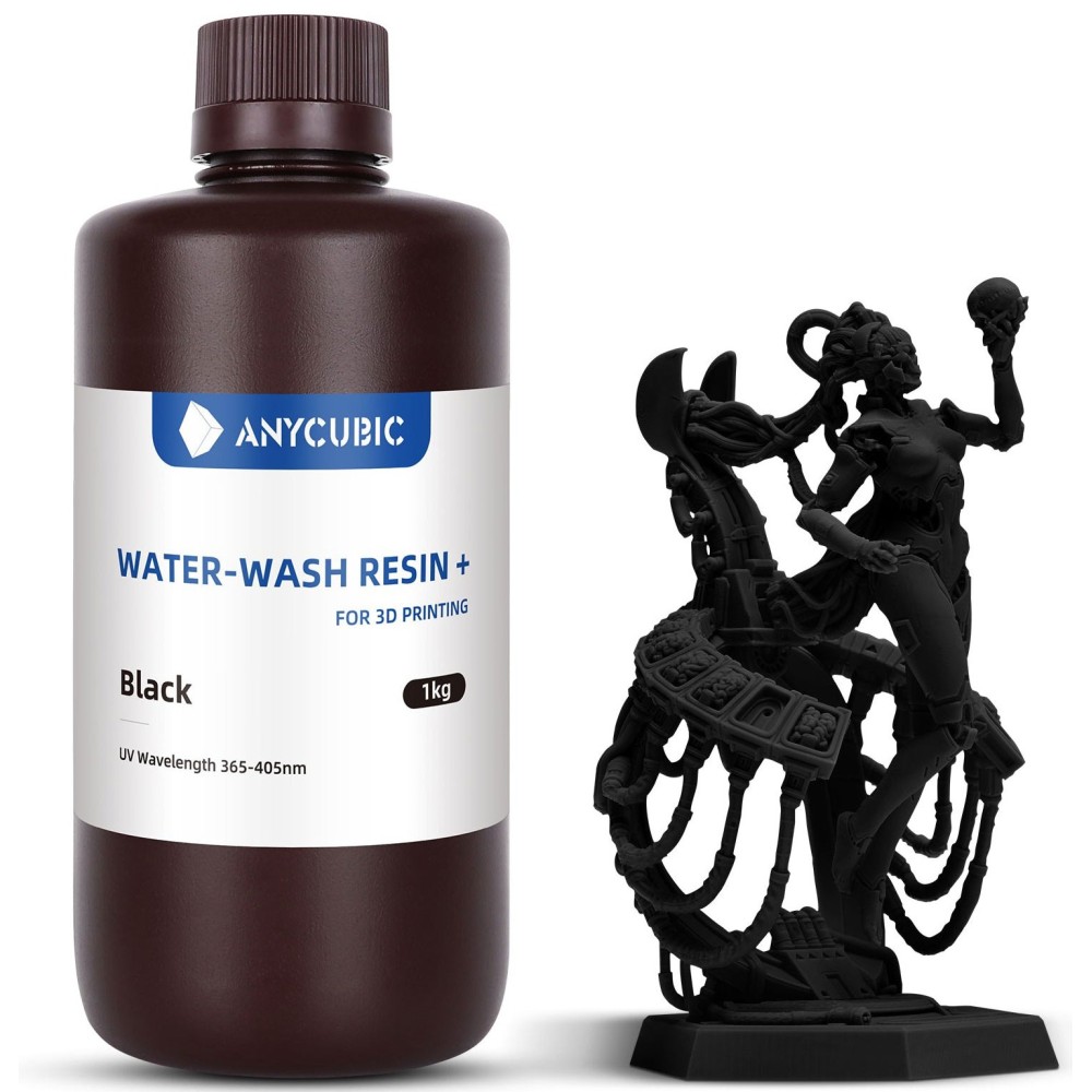 Anycubic Water-Wash Resin+ Black Dubai Abu Dhabi UAE
